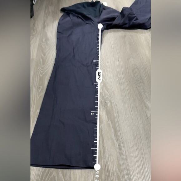 A Pea in the Pod Maternity Navy Blue Pull On Stretchy Bootleg Pants Size L - Picture 6 of 6